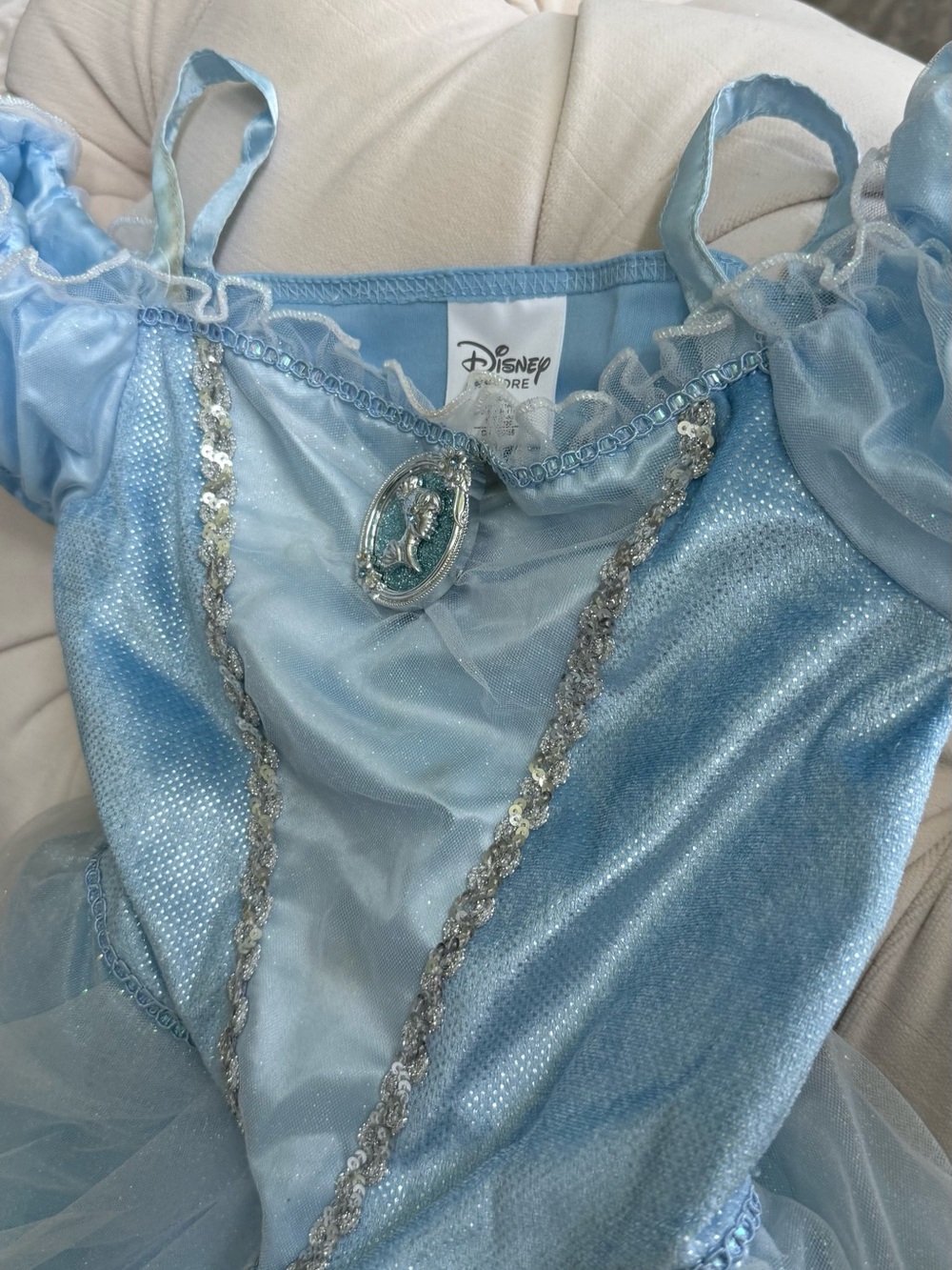 Disney Princess Blue Cinderella Princess Girls Dress